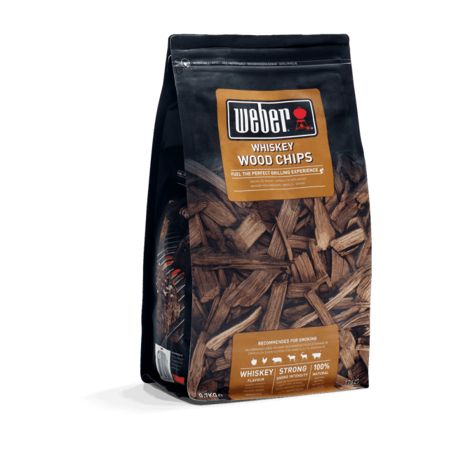 Astillas de Madera para Ahumar Sabor Whiskey Weber Astillas de Madera para Ahumar Sabor Whiskey Weber