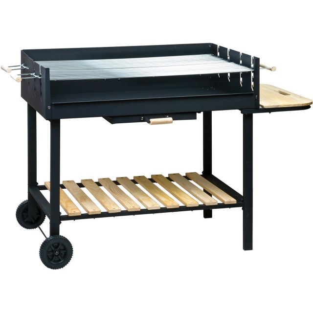 Gran Barbacoa Áticos Trolley de 143 cm