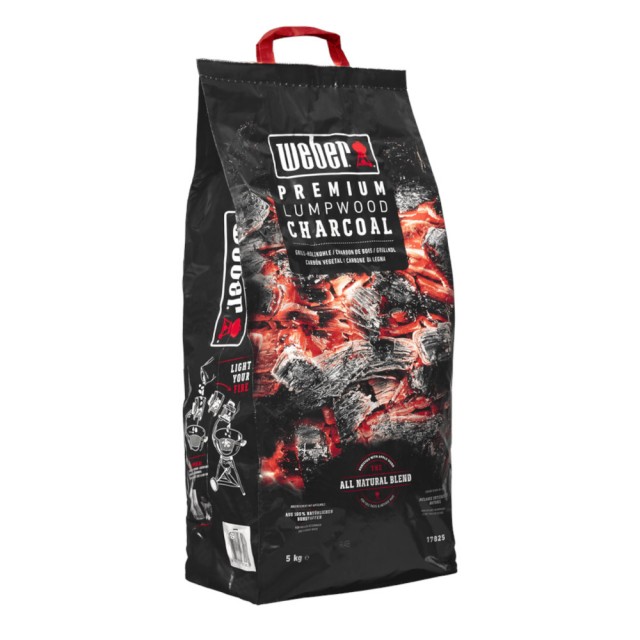 Carbón de Leña Weber Premium 5 kilos PARA RECOGIDAS EXPRESS EN TIENDA