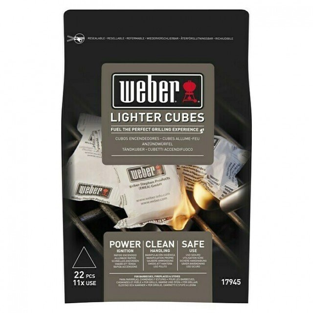 Pastillas de Encendido Ecológicas Weber Naturales Lighter Cubes