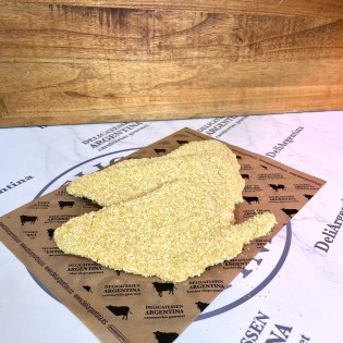 Milanesa Escalopa de Ternera SIN GLUTEN Estilo Argentino- SI INCLUYE ESTE PRODUCTO NO TENDRÁ OPCIÓN DE ENVÍO REFRIGERADO 24/48HS Milanesa Escalopa de Ternera SIN GLUTEN Estilo Argentino- SI INCLUYE ESTE PRODUCTO NO TENDRÁ OPCIÓN DE ENVÍO REFRIGERADO 24/48HS