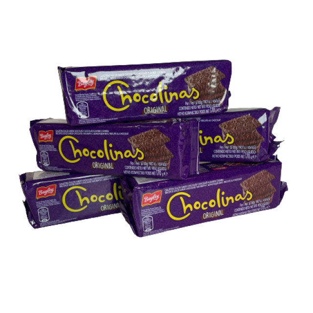 Galletitas Chocolinas Bagley Argentinas OFERTA 5 UNIDADES DE 150 GRAMOS