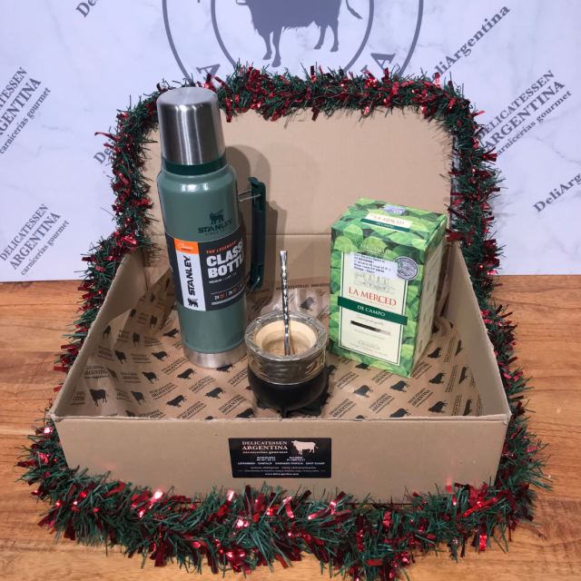 Kit Matero Argentino Premium: Termo Stanley 1l, Mate Imperial, Bombilla Pico de Loro y Yerba La Merced Kit Matero Argentino Premium: Termo Stanley 1l, Mate Imperial, Bombilla Pico de Loro y Yerba La Merced