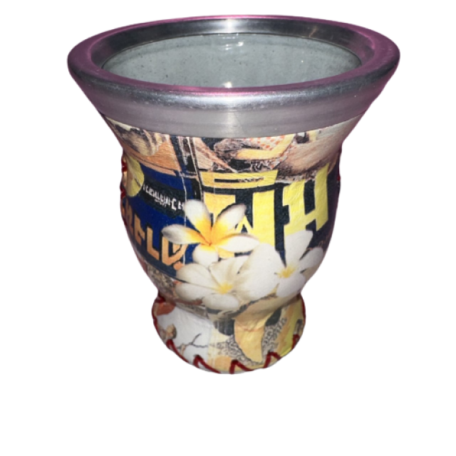 Mate Cristal Forrado Motivos Florales Tribales Argentina Mate Cristal Forrado Motivos Florales Tribales Argentina