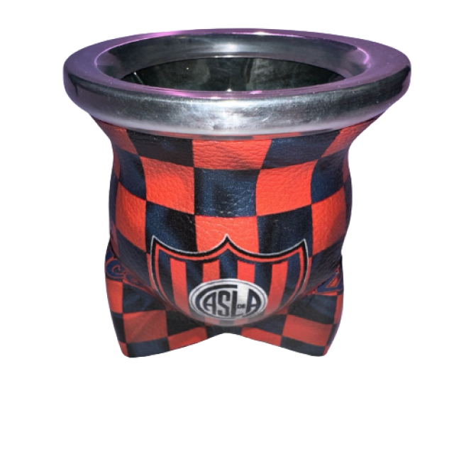 Mate de Vidrio San Lorenzo en Cuero EVA Mate de Vidrio San Lorenzo en Cuero EVA