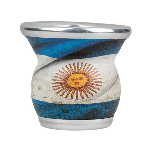 Mate de Vidrio Bandera de Argentina