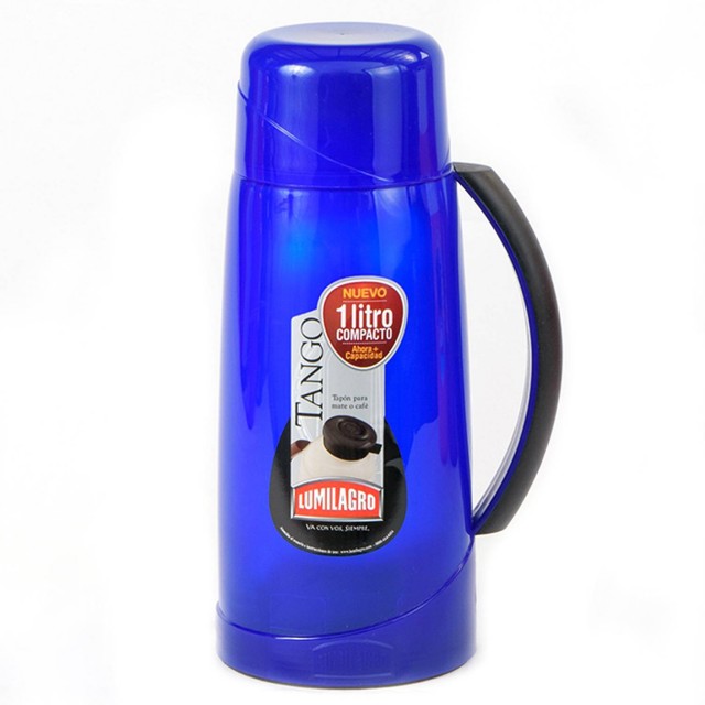 Termo para Mate Lumilagros 1 Litro Modelo Tango Color Azul