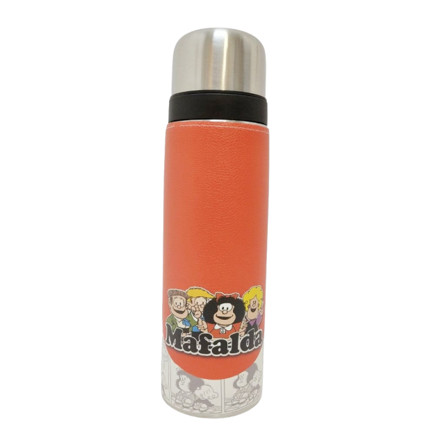 Termo Metalico Inoxidable 1 Litro con Pico Vertedor y Mango Negro Mafalda de Quino y Amigos Argentina Termo Metalico Inoxidable 1 Litro con Pico Vertedor y Mango Negro Mafalda de Quino y Amigos Argentina