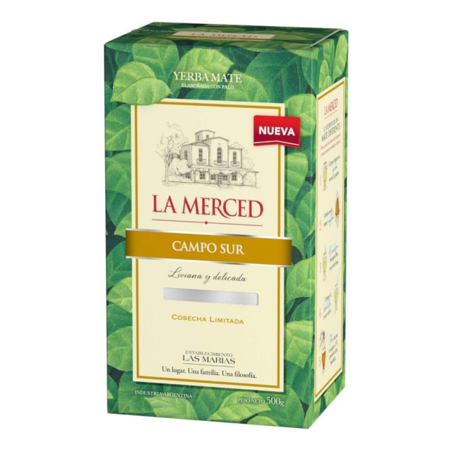 Yerba Mate La Merced Campo Sur 500 Gramos