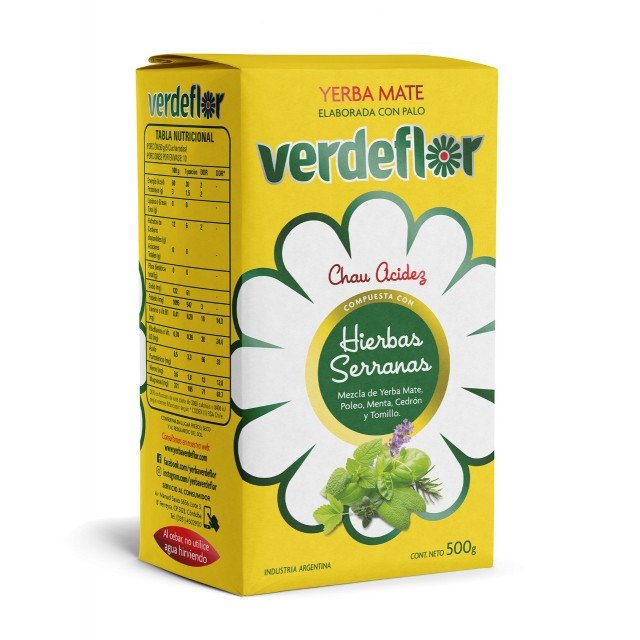 Yerba Mate Verdeflor Hierbas Serranas 500gr (3521) Yerba Mate Verdeflor Hierbas Serranas 500gr (3521)