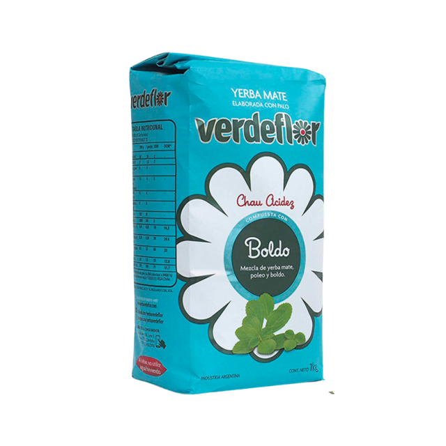 Yerba Mate Verdeflor Boldo Sin Acidez 1KG (4006) Yerba Mate Verdeflor Boldo Sin Acidez 1KG (4006)