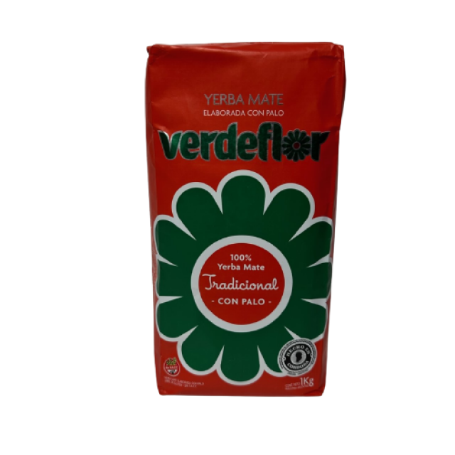 Yerba Mate Verdeflor Tradicional Con Palo Sin Acidez 1 Kilo Yerba Mate Verdeflor Tradicional Con Palo Sin Acidez 1 Kilo