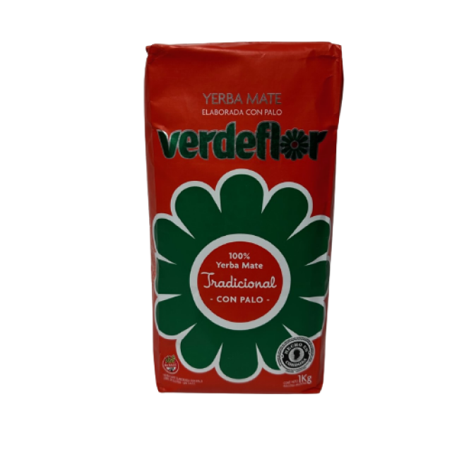 Yerba Mate Verdeflor Tradicional Con Palo Sin Acidez 1 Kilo