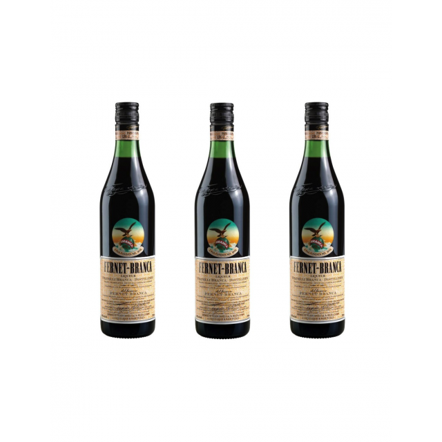 Fernet Branca Italiano Pack 3 Botellas Fernet Branca Italiano Pack 3 Botellas