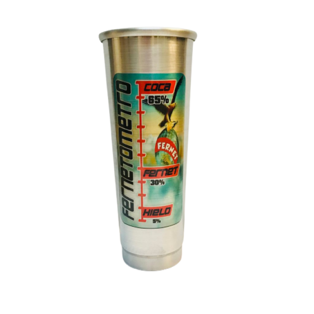 Fenetómetro Vaso Fernet Branca 1 Litro