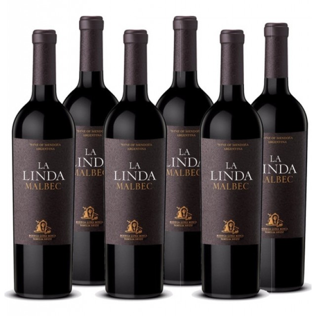 La Linda Malbec Luigi Bosca Argentina Caja 6 Botellas La Linda Malbec Luigi Bosca Argentina Caja 6 Botellas