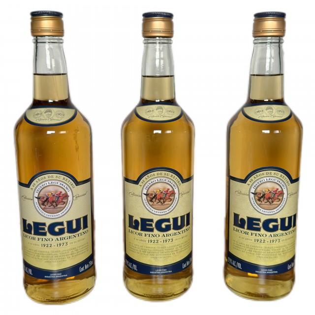 Licor de Caña Legui Argentino Oferta Pack 3 Botellas