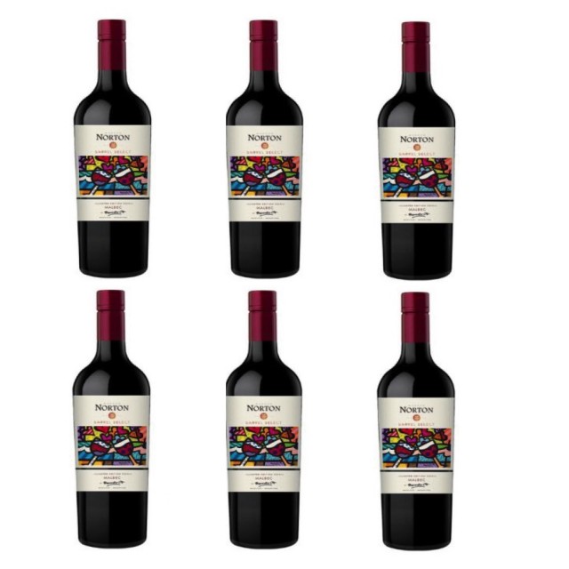 Norton Barrel Select Malbec Britto Caja 6 Botellas