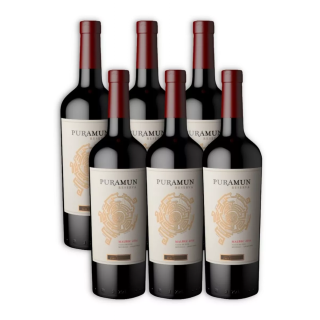 Puramun Reserva Malbec Caja de 6 Botellas