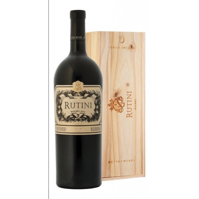 Rutini Malbec Doble Magnum 3 Litros en Caja de Madera