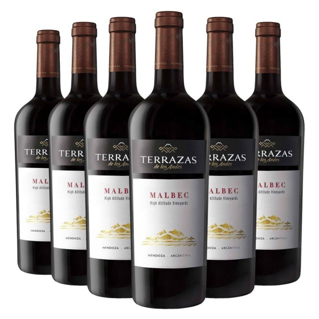 Terrazas De Los Andes Malbec Mendoza Argentina Caja 6 Botellas