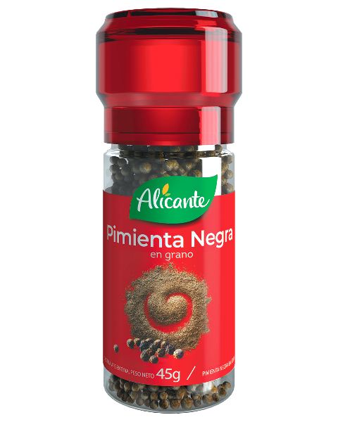 Molinillo de Pimienta Negra Alicante 45 gramos Origen Argentina